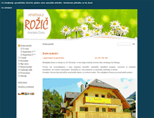 Tablet Screenshot of apartmaji-rozic.com